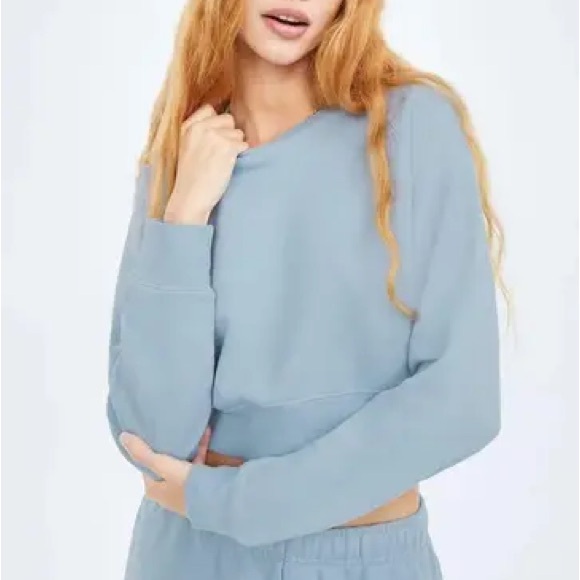 ♡ TNA Cozy Fleece Crop Sweatshirt - Picture 1 of 5